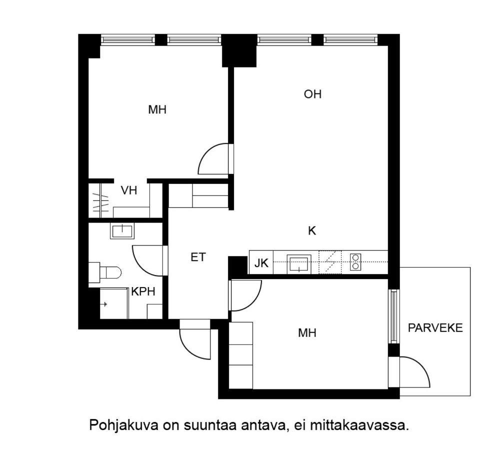 Modern 2Br Apartment With Balcony & Central Location - Hosted By 2Ndhomes Tampere Exterior foto